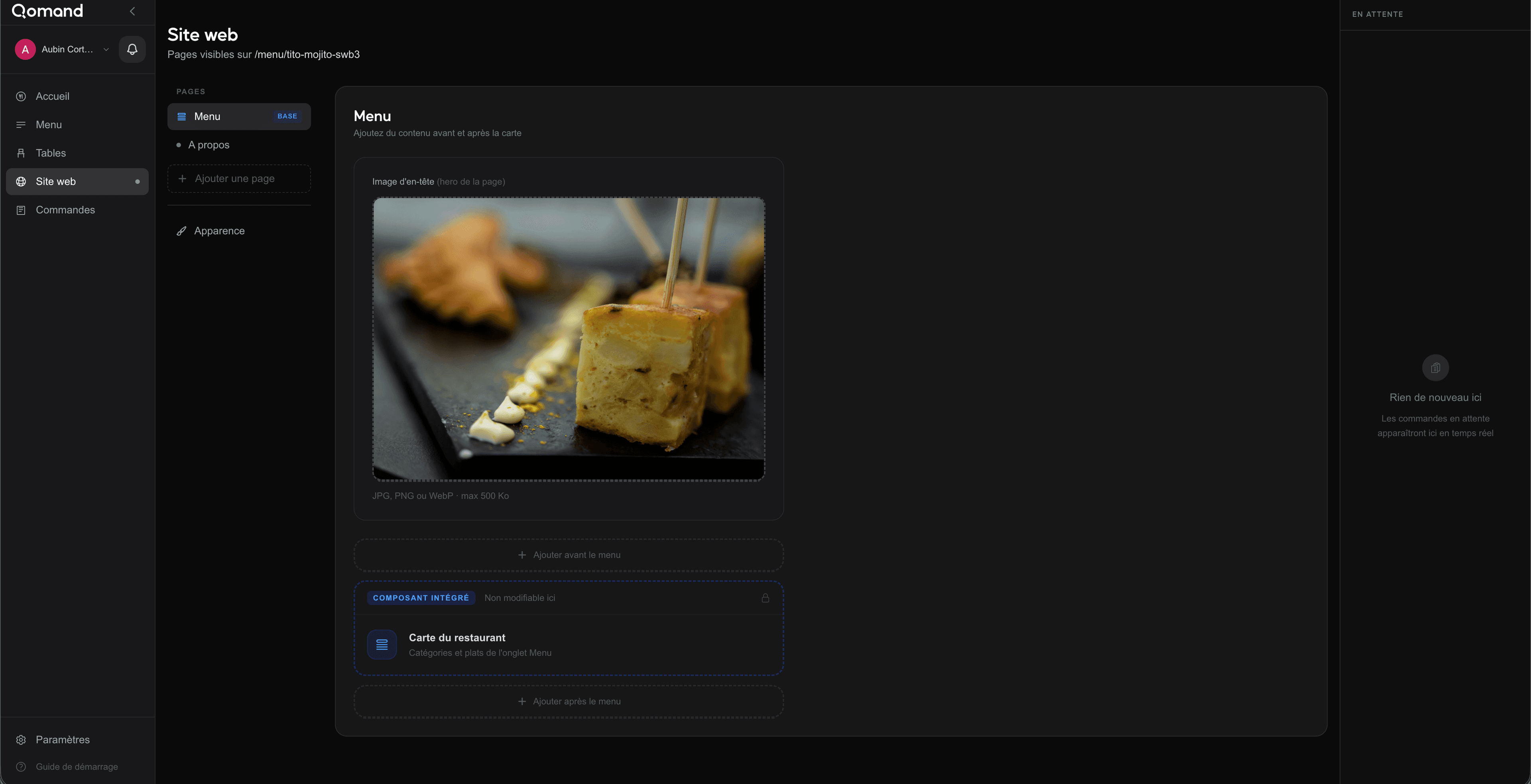Site web
